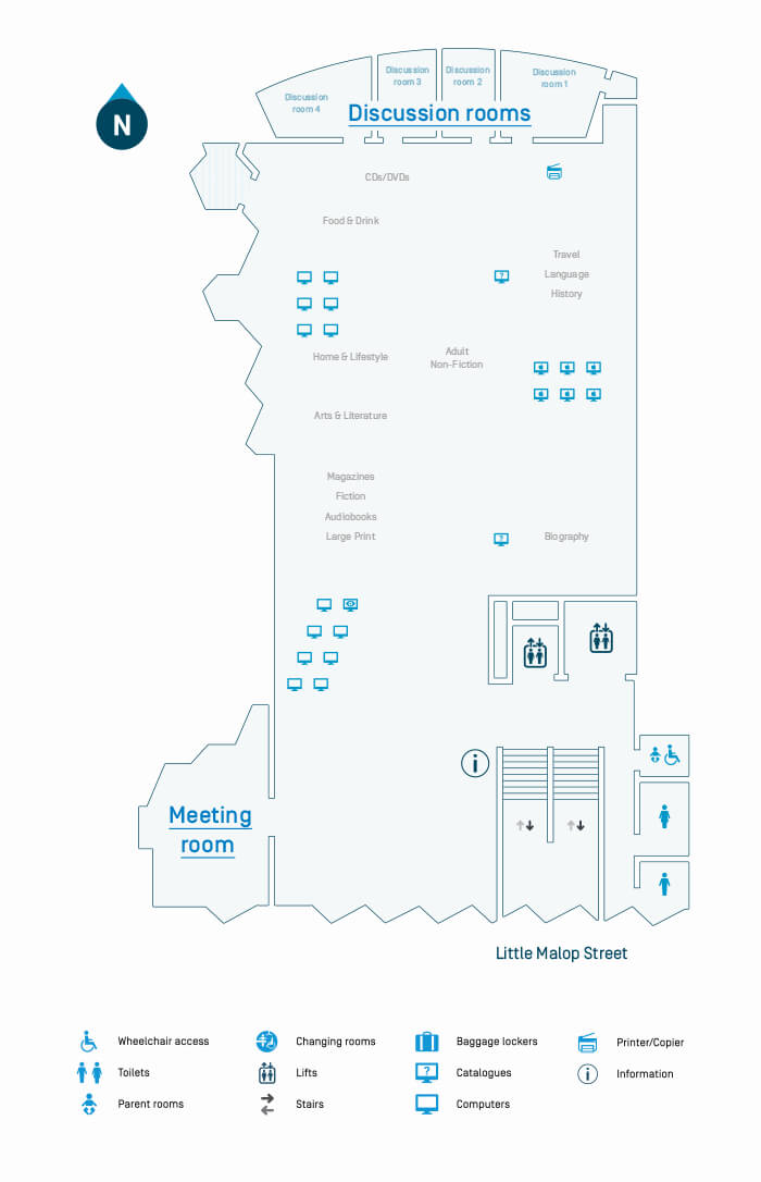 Geelong Library and Heritage Centre - Level 2 map