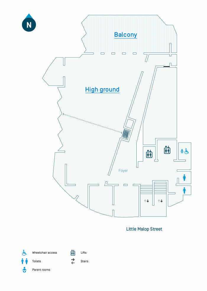 Geelong Library and Heritage Centre - Level 5 map