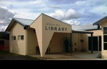 Exterior of the Apollo Bay Library building