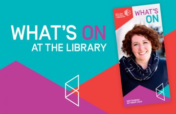 Graphic - What's On at the Library Sep / Oct 2020