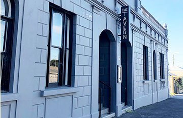 Exterior image of temporary queenscliff library