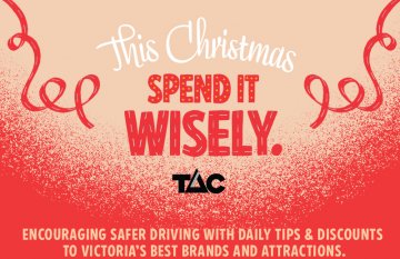 TAC This Christmas Spend it Wisely graphic