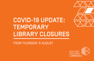 Graphic: libraries closed from Thursday 6 August